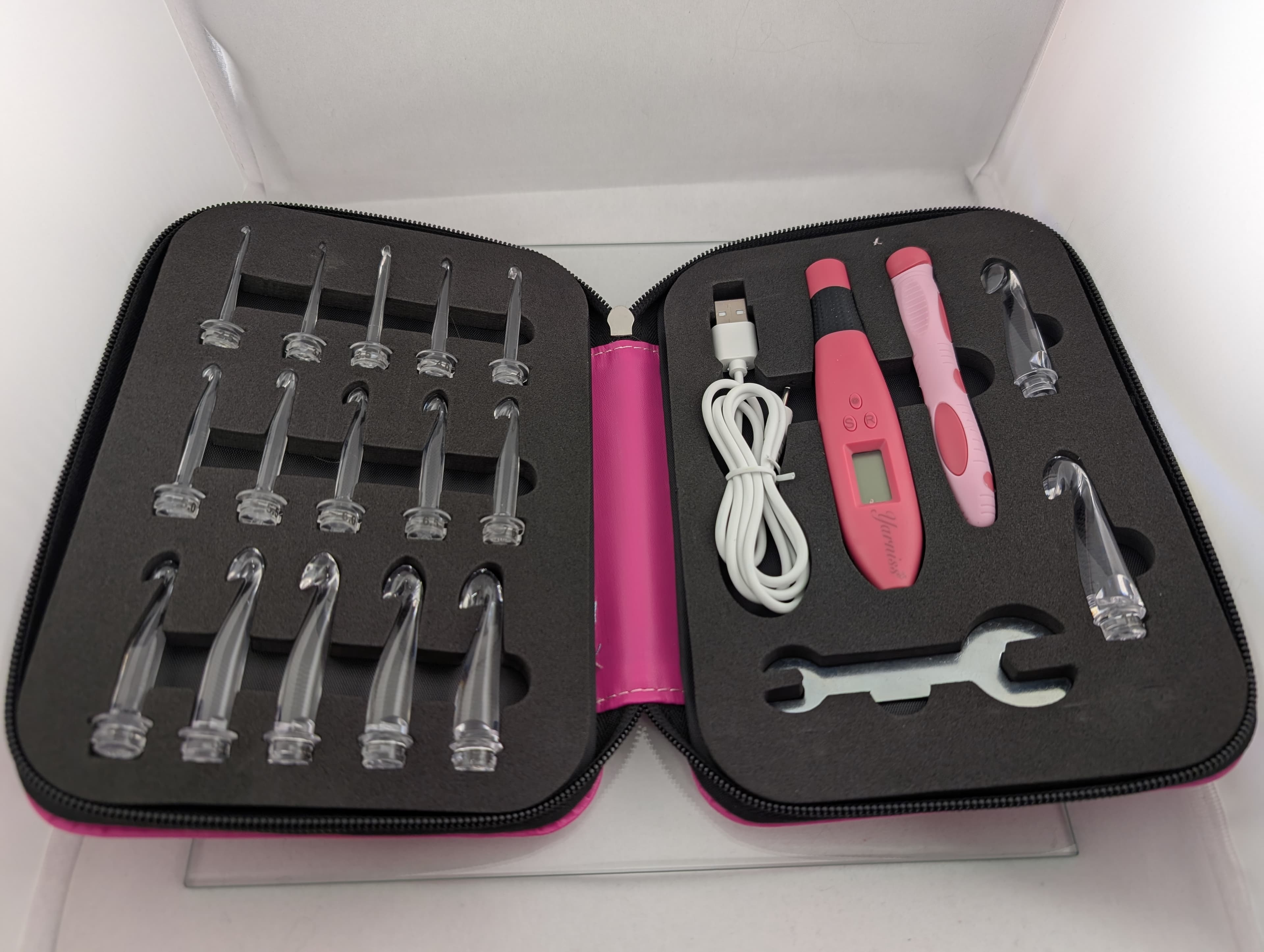 Counting Lighted Interchangeable Crochet Hooks