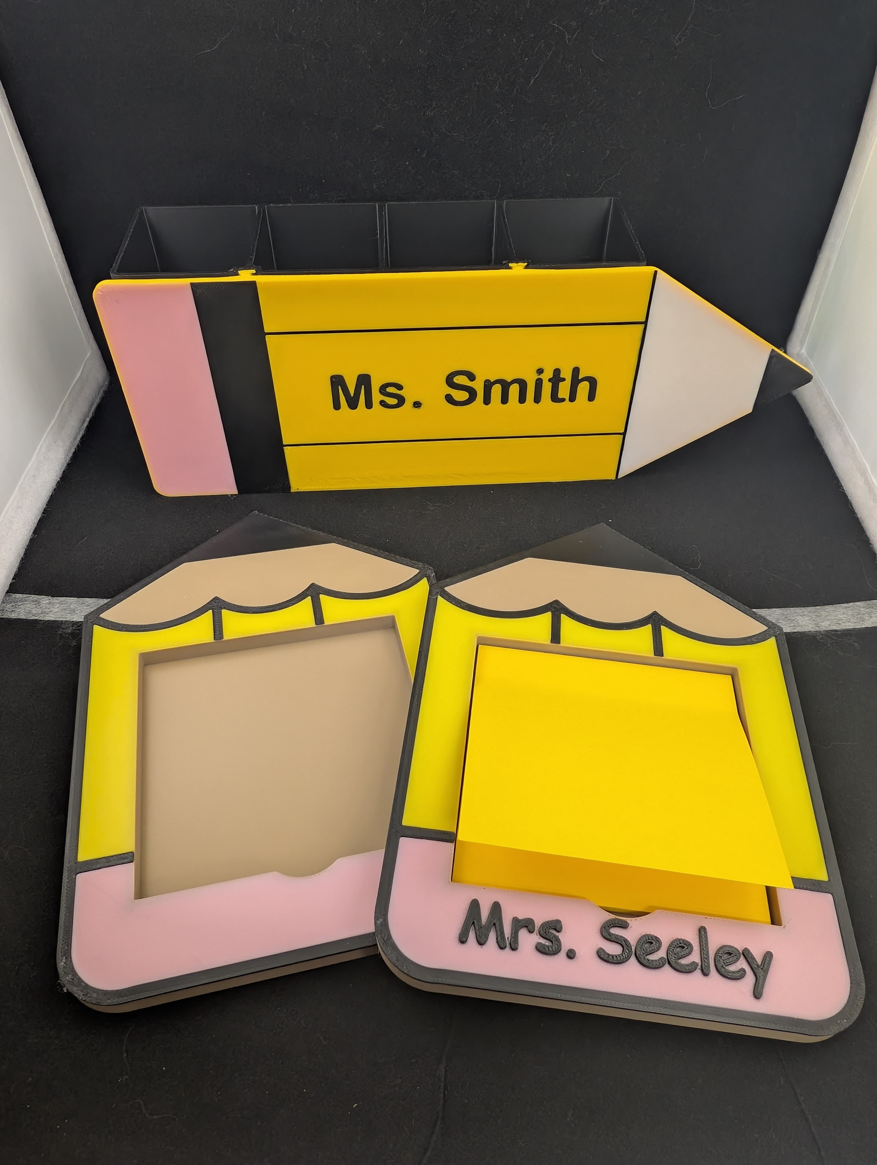 Custom Pen holder or post-it holder