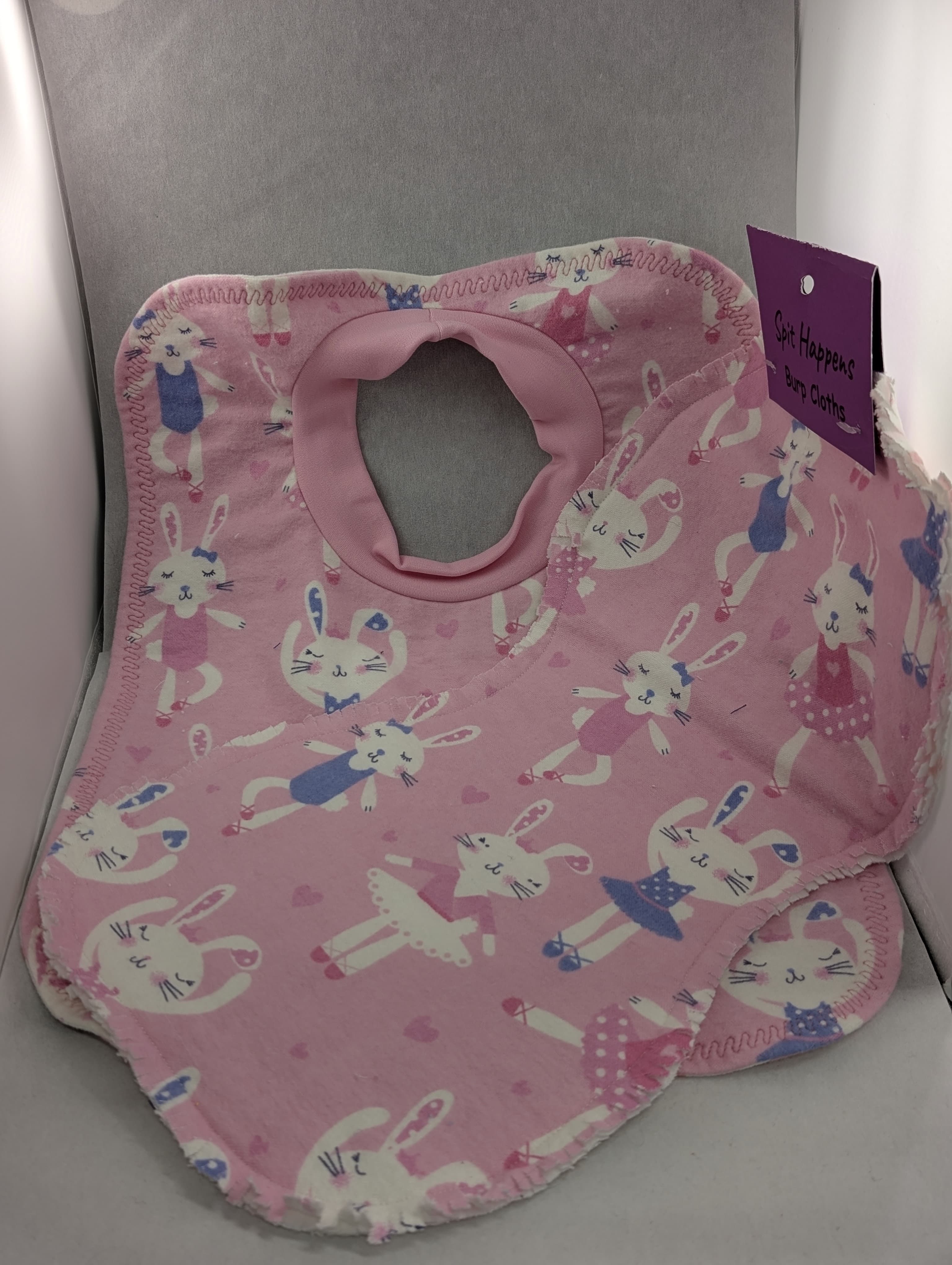Baby bib and Burpcloth set