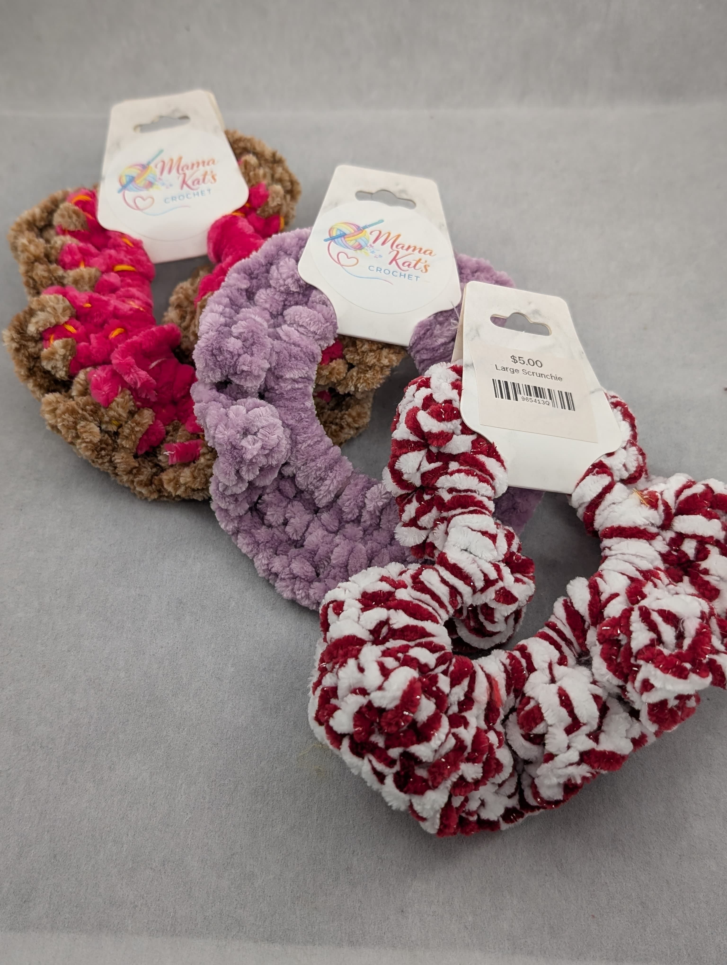 Large Crochet Scrunchie