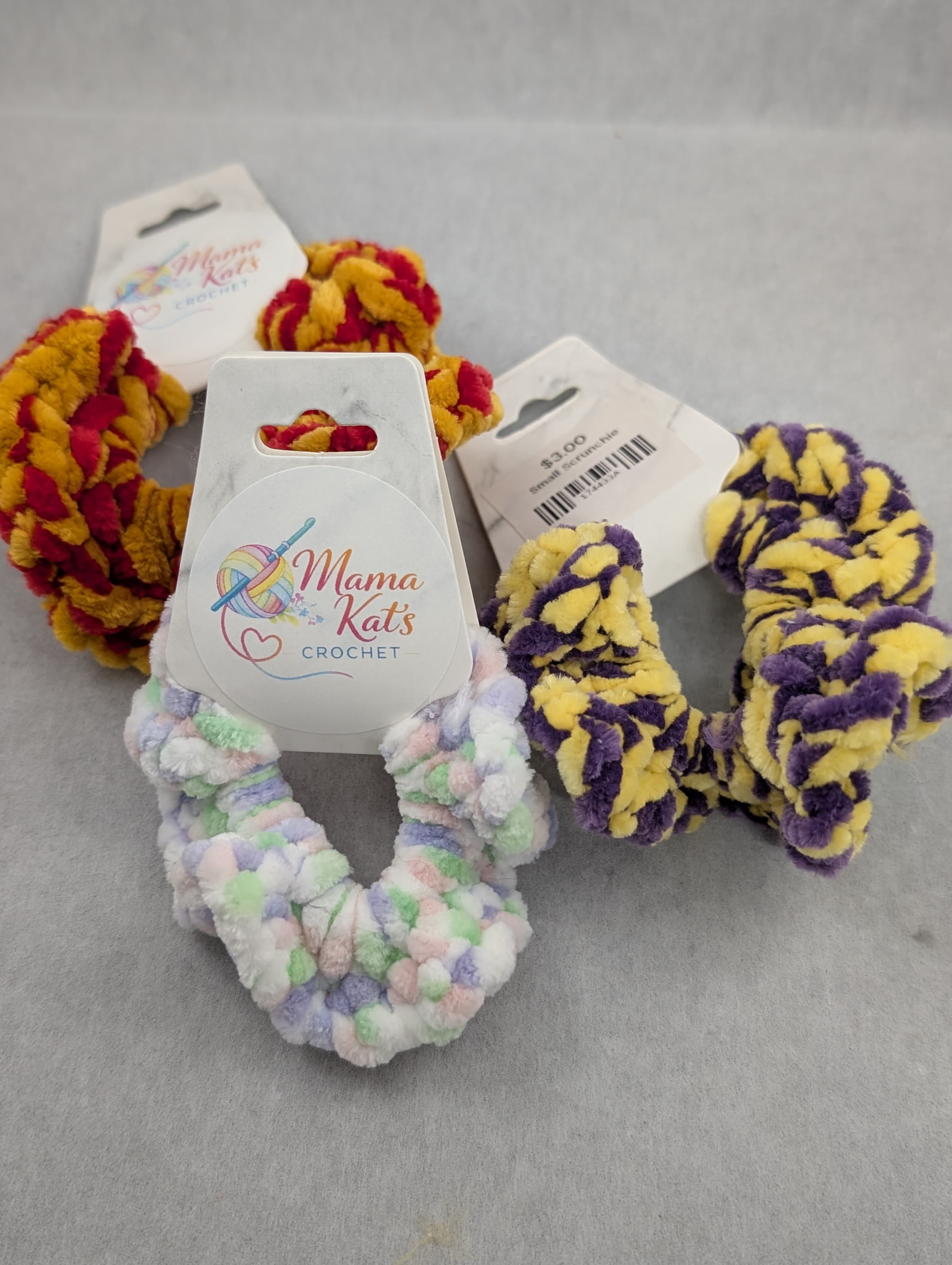 Small Crochet Scrunchie